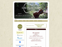 cello-klavier-atelier.de Webseite Vorschau