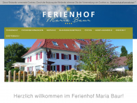 ferienhof-maria-baur.de Webseite Vorschau