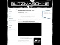 blitzmaschine.com Webseite Vorschau