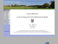 burgrieden-wetter.de Webseite Vorschau