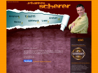 johannes-scherer.com Webseite Vorschau