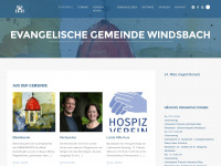 windsbach-evangelisch.de Webseite Vorschau