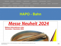 hapo-bahn.de Webseite Vorschau