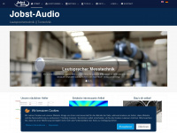 jobst-audio.de Webseite Vorschau