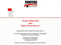 fighters-world.de Webseite Vorschau