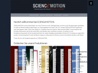 sciencemotion.de Webseite Vorschau