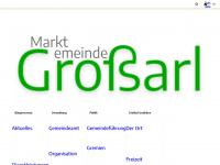 gemeindegrossarl.at Webseite Vorschau