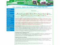 esperanto-urbo.de Webseite Vorschau