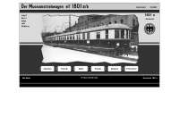 museumstriebwagen.de Webseite Vorschau