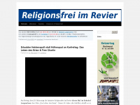 religionsfrei-im-revier.de Webseite Vorschau