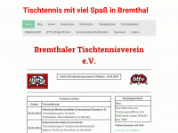 bremthaler-ttv.de Webseite Vorschau