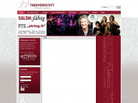 tanzwerkstatt-elbershallen.de Webseite Vorschau