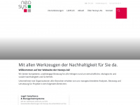 neosys.ch Webseite Vorschau