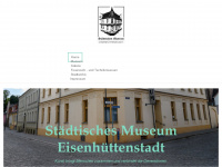 museum-eisenhuettenstadt.de Webseite Vorschau