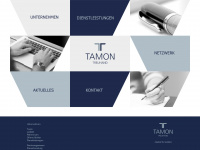 tamon.ch Webseite Vorschau