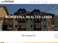 seniorenheim-nina.de Webseite Vorschau