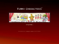 funkycharacters.com Webseite Vorschau