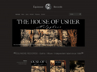 equinoxe-records.com Webseite Vorschau