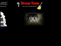 tanzband-dreamteam.de Webseite Vorschau