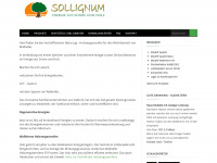 sollignum.de Webseite Vorschau