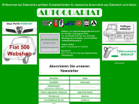autoquariat.at Webseite Vorschau