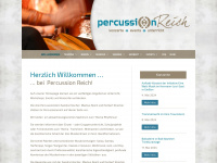 percussionreich.de Webseite Vorschau
