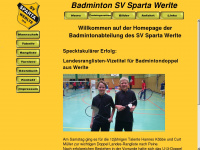 badminton-werlte.de Webseite Vorschau