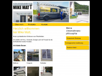 mike-matt.de Webseite Vorschau