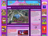 circus-online.de Webseite Vorschau