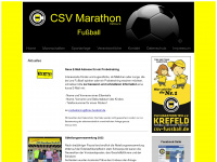 csv-fussball.de Webseite Vorschau