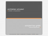 architekten-schubert.de Webseite Vorschau