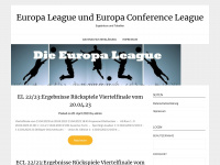 die-europaleague.de Webseite Vorschau