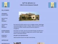 nityaseva.com Webseite Vorschau