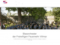 blasorchester-ffw-villmar.de Webseite Vorschau