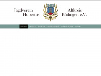 jagdverein-hubertus-buedingen.de Webseite Vorschau