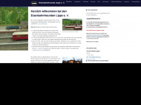 eisenbahnfreunde-lippe.de Webseite Vorschau