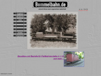 bommelbahn.de Webseite Vorschau