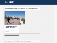 sowi.ruhr-uni-bochum.de Webseite Vorschau
