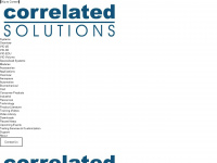 correlatedsolutions.com Webseite Vorschau