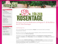 rosentage.de Webseite Vorschau