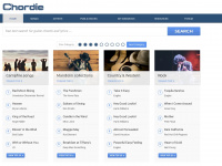 chordie.com Webseite Vorschau