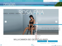 dessous-insel.com Webseite Vorschau