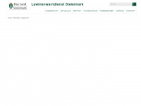 lawine-steiermark.at Webseite Vorschau
