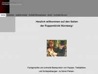 puppenklinik-peter.de Webseite Vorschau