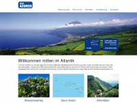 visit-azoren.de Webseite Vorschau