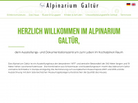 alpinarium.at Webseite Vorschau
