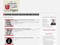 fuegen.at Webseite Vorschau