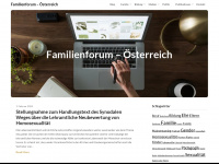 familienforum.at Webseite Vorschau