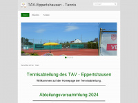 tav-tennis.de Webseite Vorschau