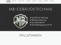 mb-gebaeudetechnik.de Webseite Vorschau